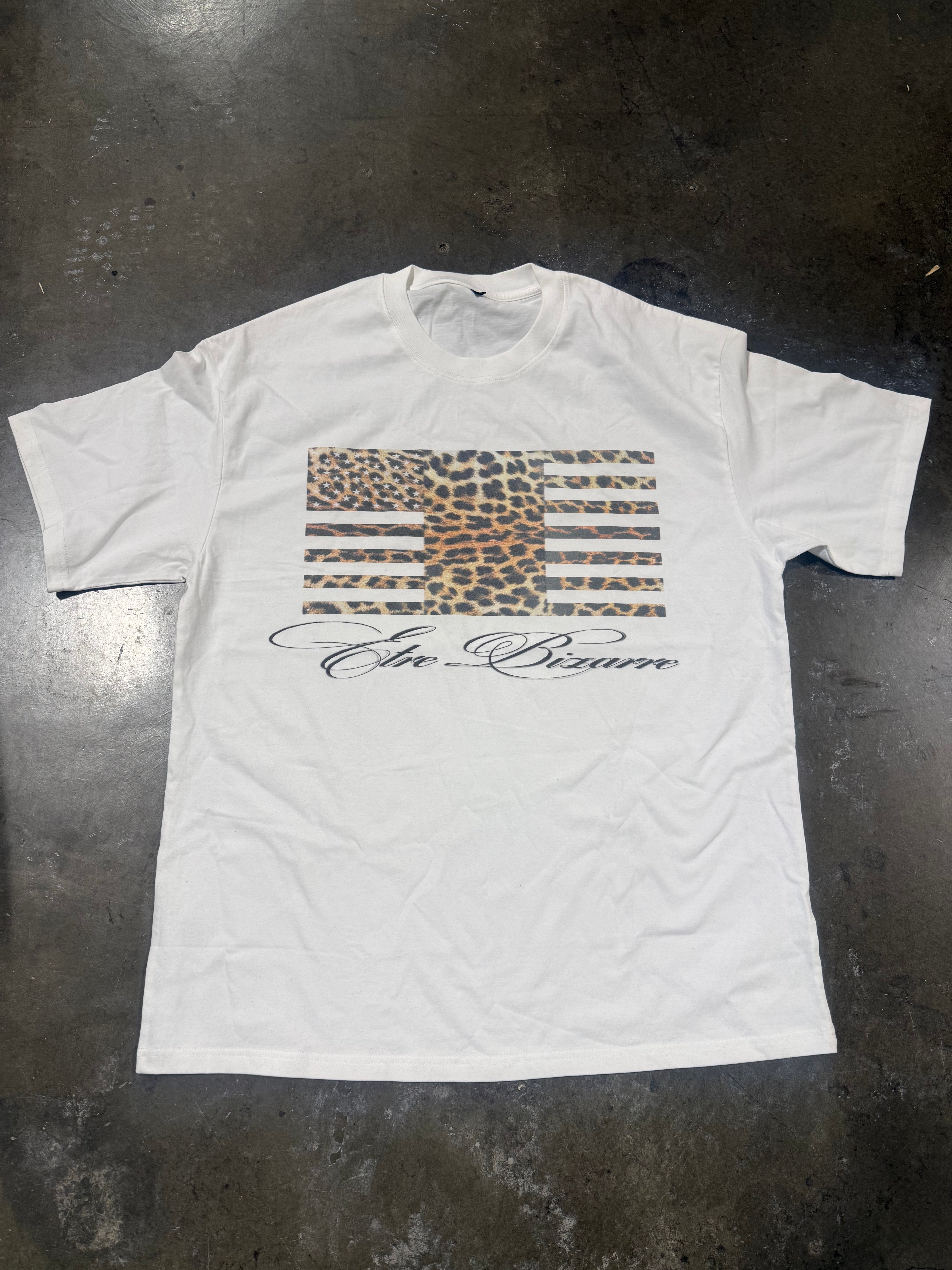Etre Bizarre French/American T-Shirt — White